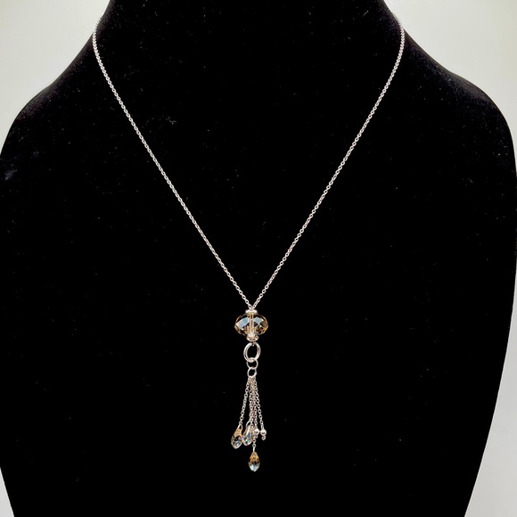 Sterling & Crystal necklace - Picture 3 of 4